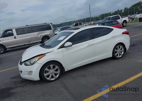 2013 Hyundai Elantra Limited from USA, damaged, VIN 5NPDH4AE8DH173253